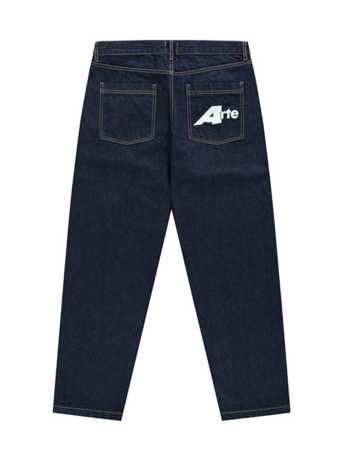 Big A uniform denim pants raw denim 