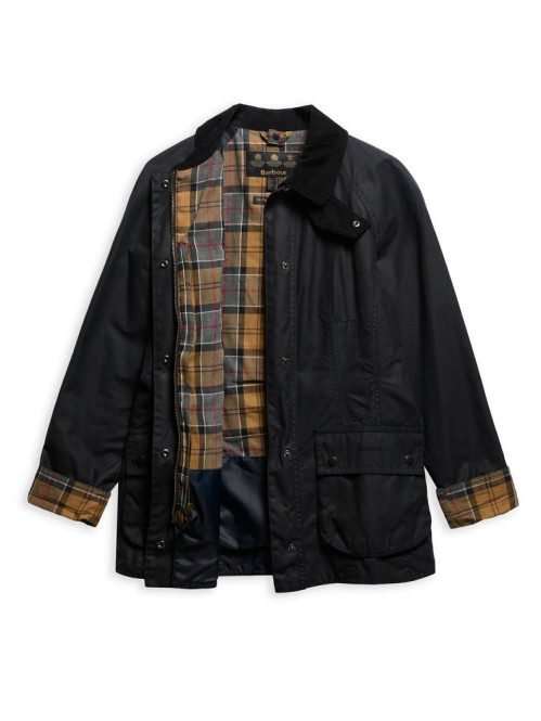 Barbour beadnell wax jacket ny91 navy 
