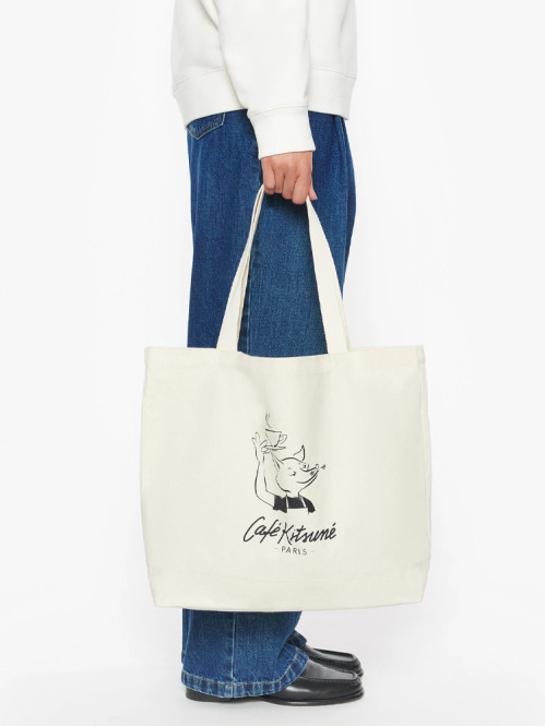 Barista fox tote tapioca 