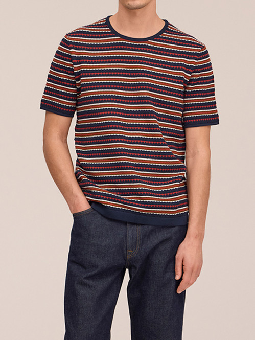 Bari t-shirt navy multi 