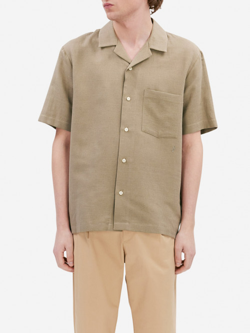 Bart cotton line shirt british khaki 