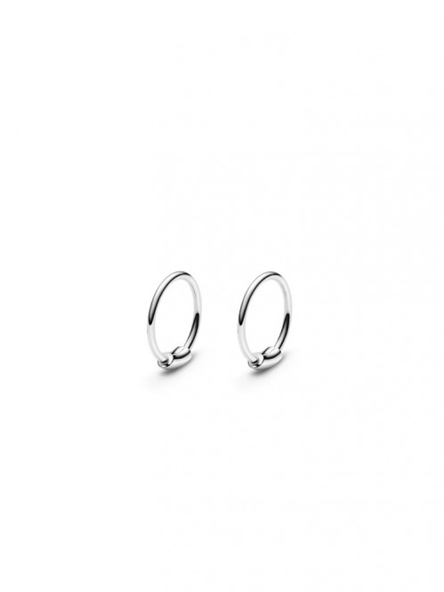 Basic 12 hoop silver 