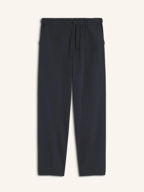 Belted technical pants black 