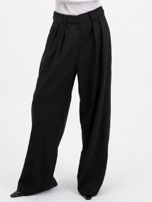 Benja flares pinstripe 