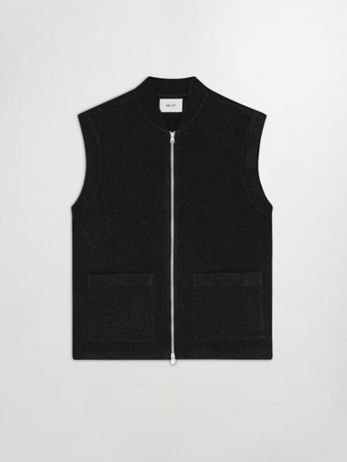 Boiled vest black 
