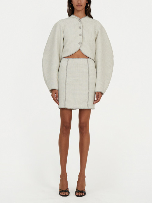 Boucle jacket blush 