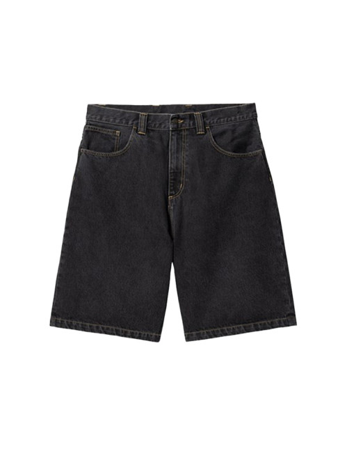 Brandon short black stone wash 