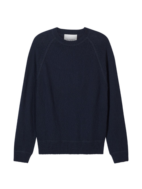 Overlock raglan jumper dk night 