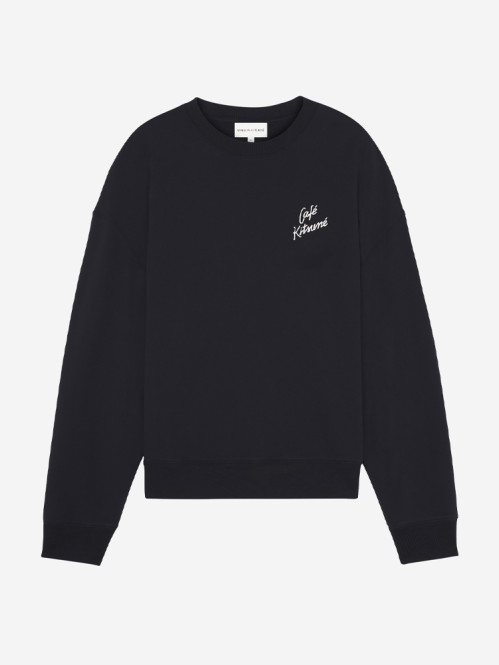 Café kitsuné relax sweatshirt black 