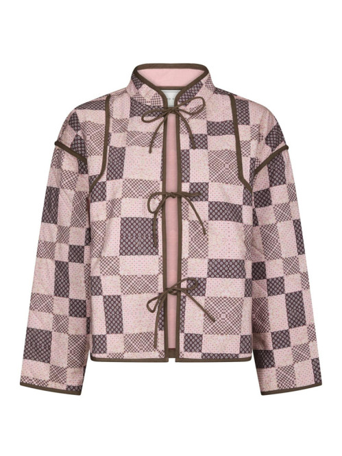 Calah square mix jacket rose 