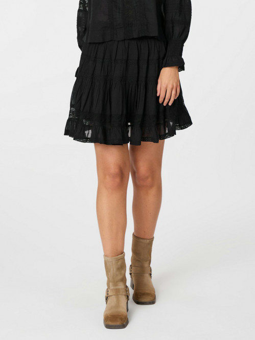 Callia s voile skirt black 