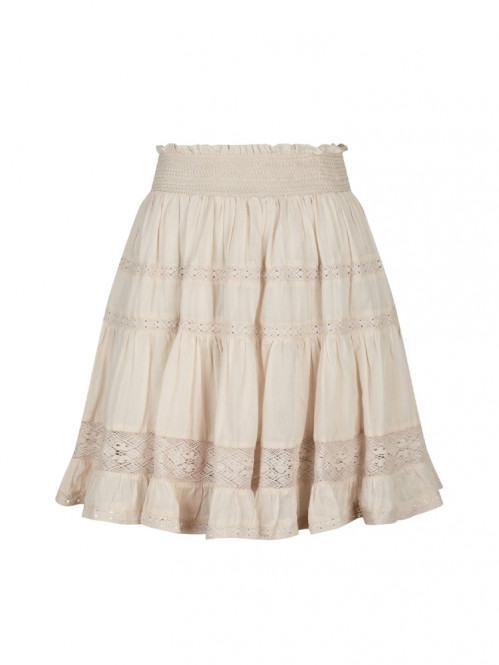 Callia s voile skirt ivory 