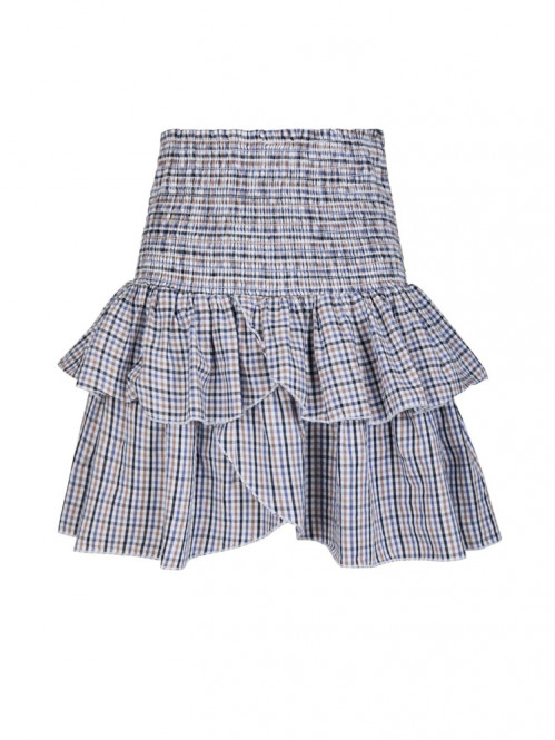 Carin double check skirt blue S