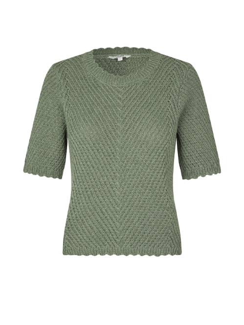 Carla-m eloven knit shirt sea spray 