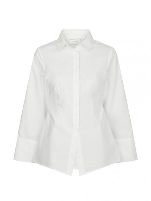 Caroli poplin shirt white 