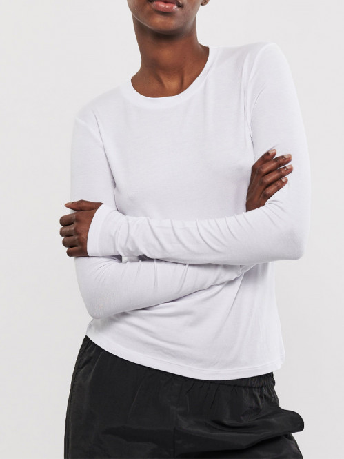Christina-m longsleeve optical wht XS