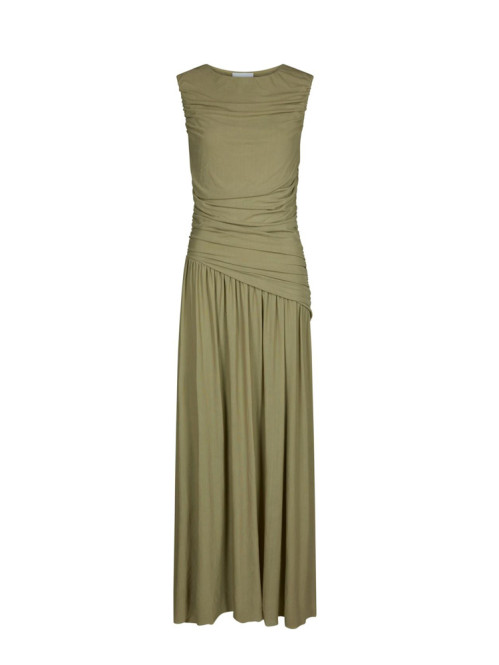 Cludine mesh dress sage green 