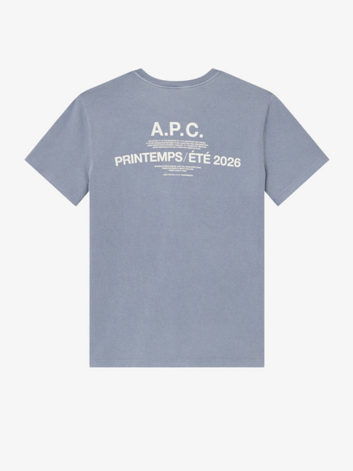 T-shirt apc printemps lt blue 