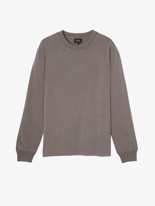 Longsleeve apc printemps cad hazelnut 