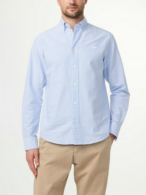 Colby bd shirt blue stripe 