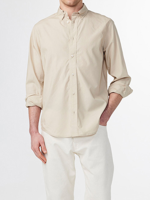 Colby bd supima cotton shirt wht pepper 