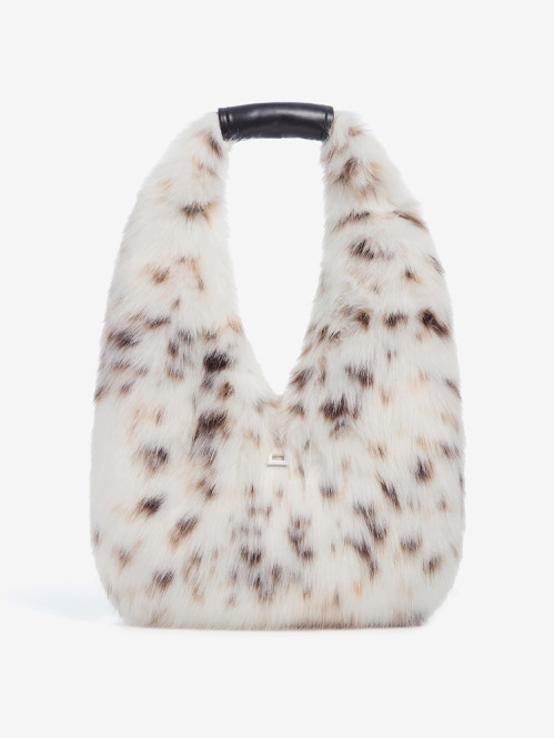 Colette snow leopard bag blanc multi 