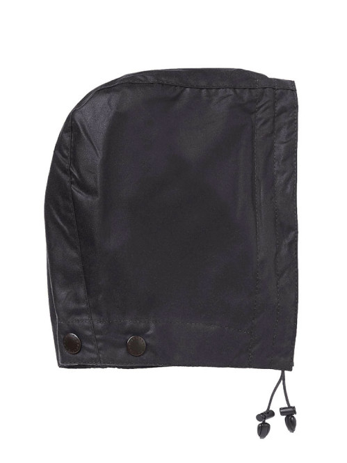 Kapuze Wax Cotton black 