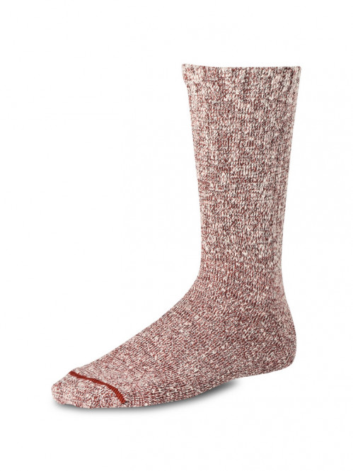 Cotton rag socks hot burgundy 