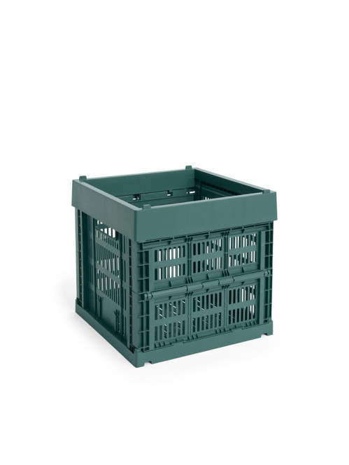 Colour crate cube dark green 