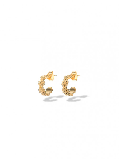 Daisy hoops s pair gold 