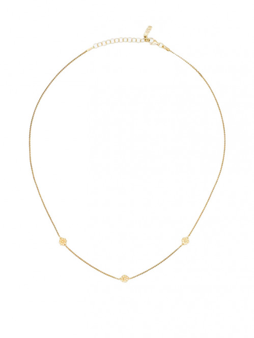 Daisy necklace gold 