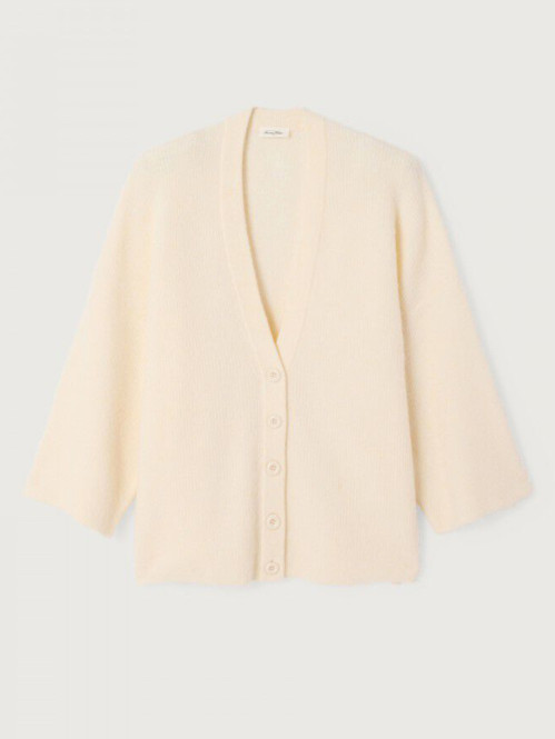 Dam 19f cardigan pannacotta chine 