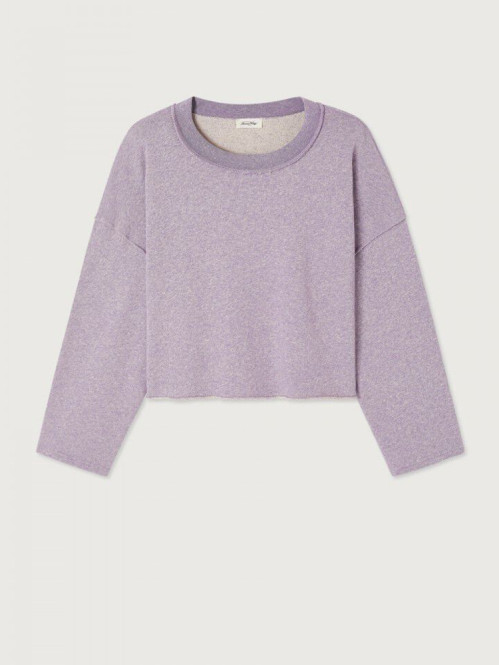 Dan 03a sweatshirt mauve chine 