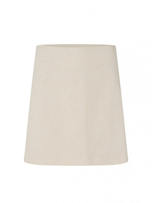 Daphnie-m shawn skirt natural linen 