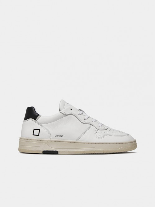 Court mono sneaker white black 