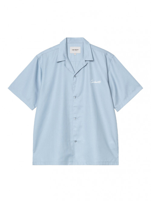 Delray shirt tencel frosted blue 