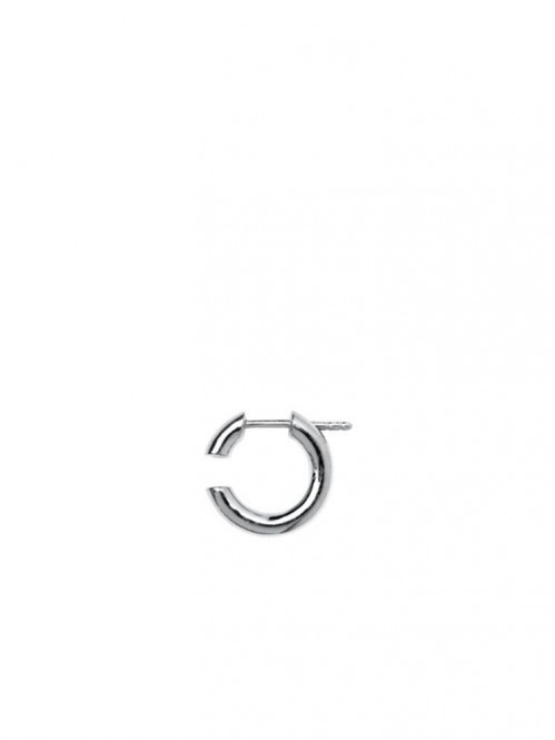 Disrupted earring small silver 