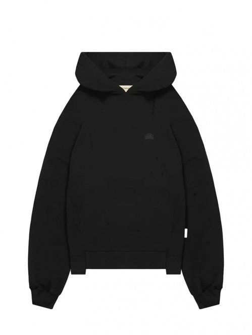Distorted hoodie black 