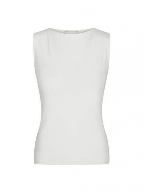 Ditty jersey top white 