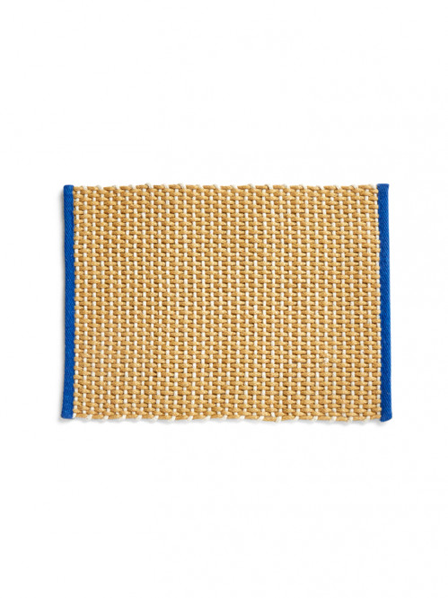 Door mat yellow blue 