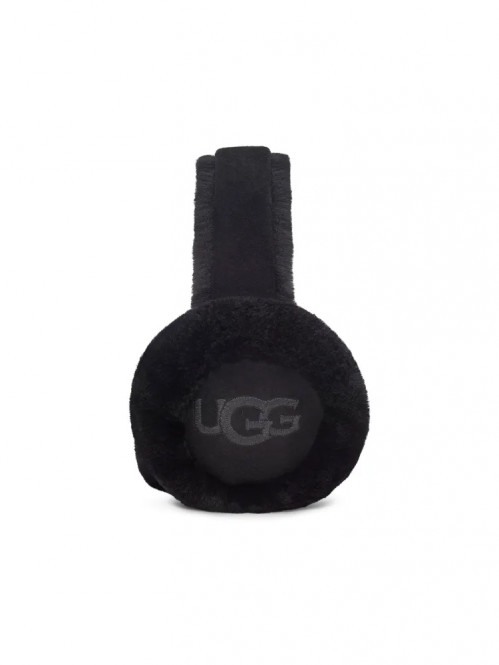 Sheepskin earmuff black OS