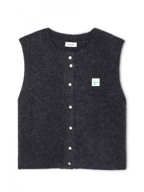 East 19mc cardigan anthracite chine 