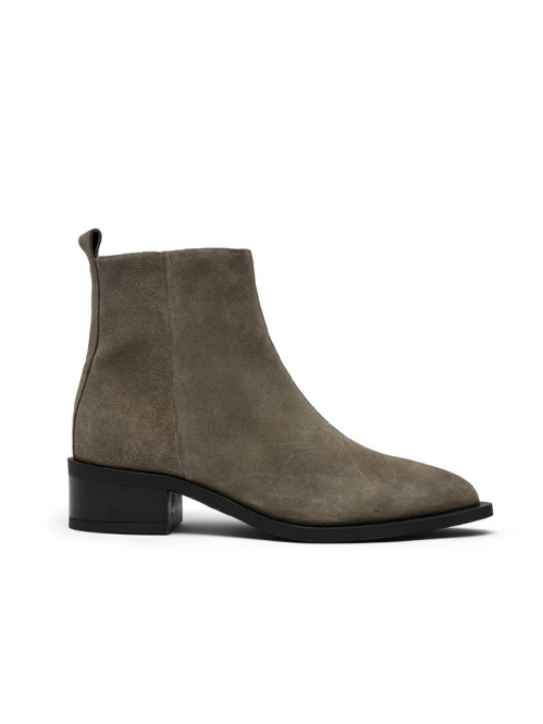 Elva boots suede dust green 