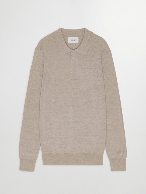 Emerson polo shirt white pepper 