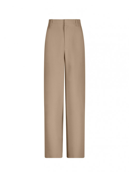 Emmett structure pant dark taupe 