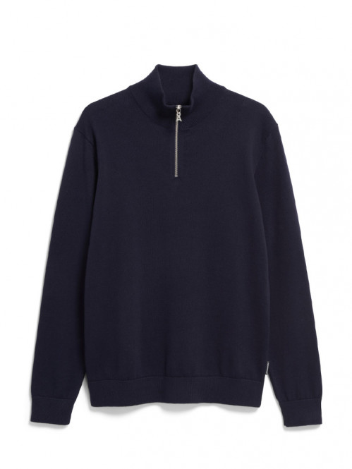Faabes zip shirt black 