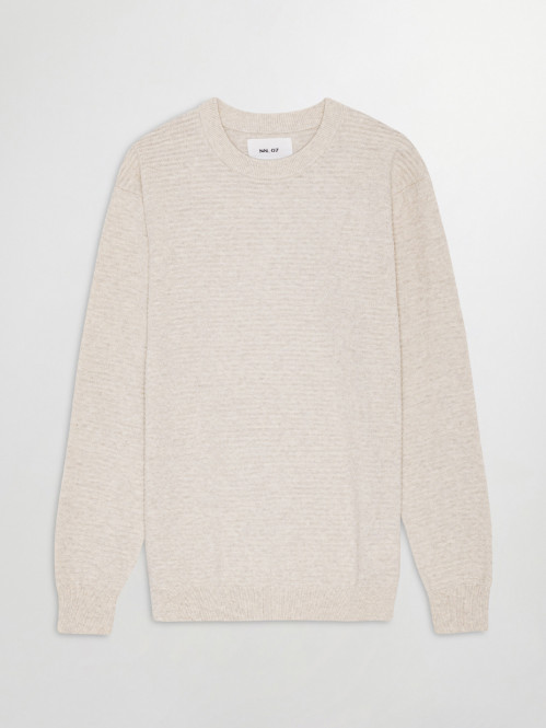 Fabian crew pullover ivory 