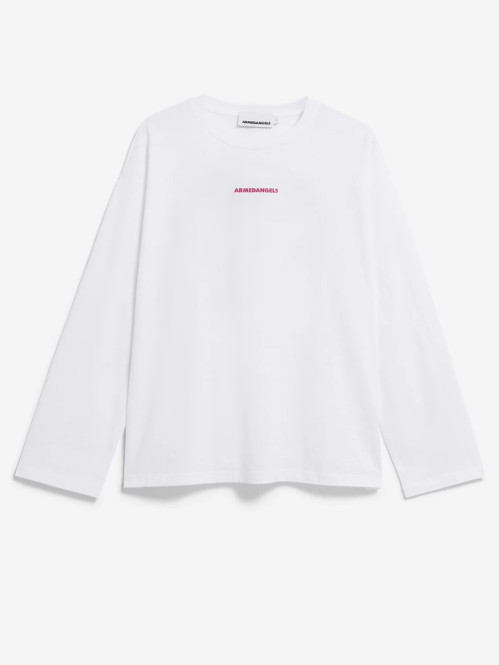 Fietaa smile longsleeve white pink 