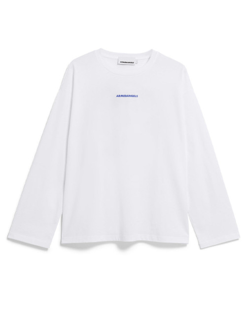 Fietaa smile longsleeve white blue 