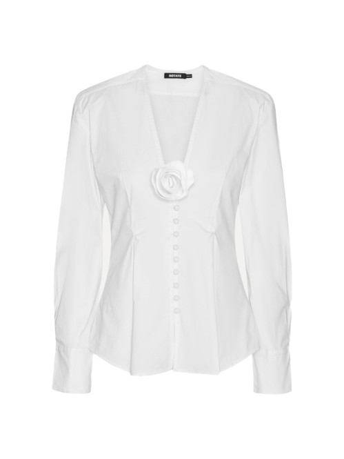 Fitted shirt bright white 